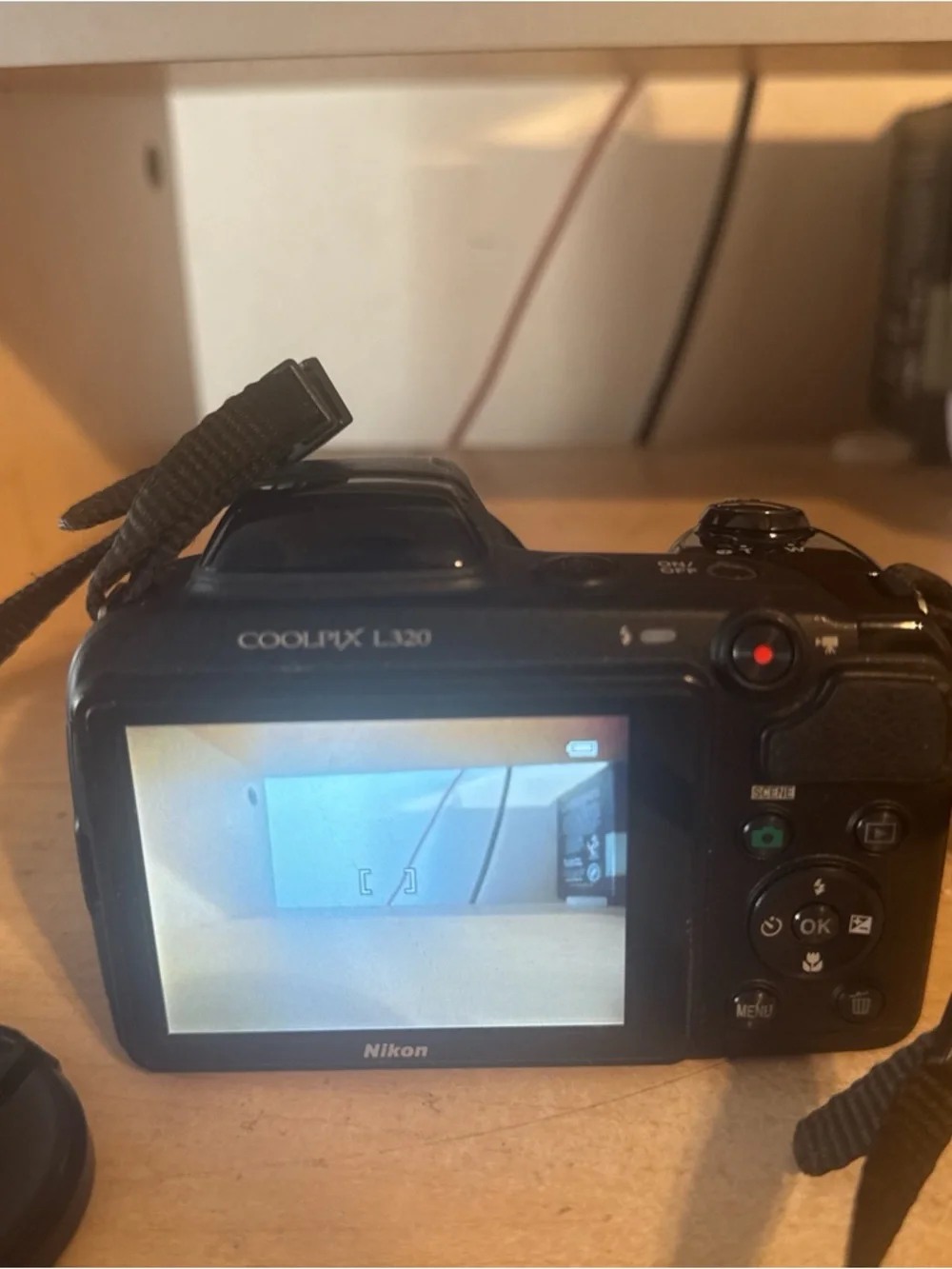 Nikon Black 26x Optical Zoom Bridge Camera with Strap